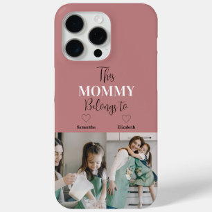"This Mummy Belongs To" Custom Photo Phone Case