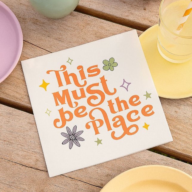 This Must Be The Place Napkin (Creator Uploaded)