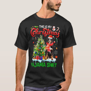 This My Christmas Pajama Bernese Mountain Santa T-Shirt