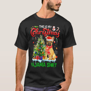 This My Christmas Pajama   French Bulldog Scarf Sa T-Shirt