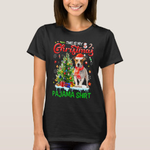 This My Christmas Pajama   Jack Russell Scarf Sant T-Shirt