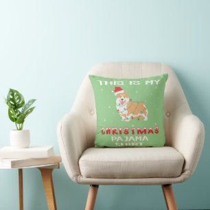 This My Christmas Pajama Merry Xmas Matching Famil Cushion
