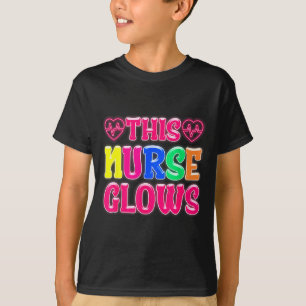 This Nurse Glows Nursing Glow Retro T-Shirt