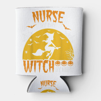This nurse loves Halloween nurse loves Halloween Can Cooler