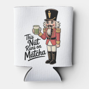 This Nut Is Running on Matcha Christmas Nutcracker Can Cooler
