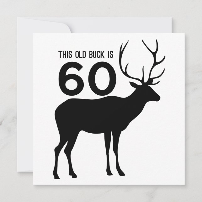 This Old Buck Is 60 (Front)