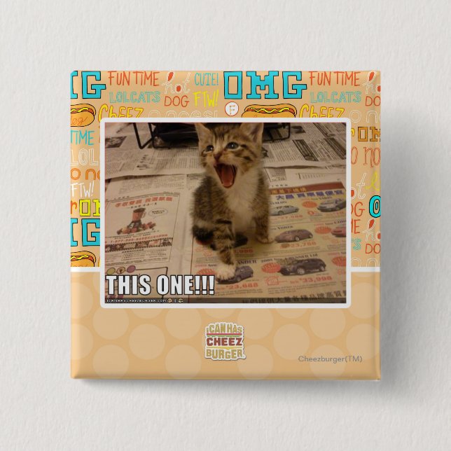 This one! 15 cm square badge (Front)