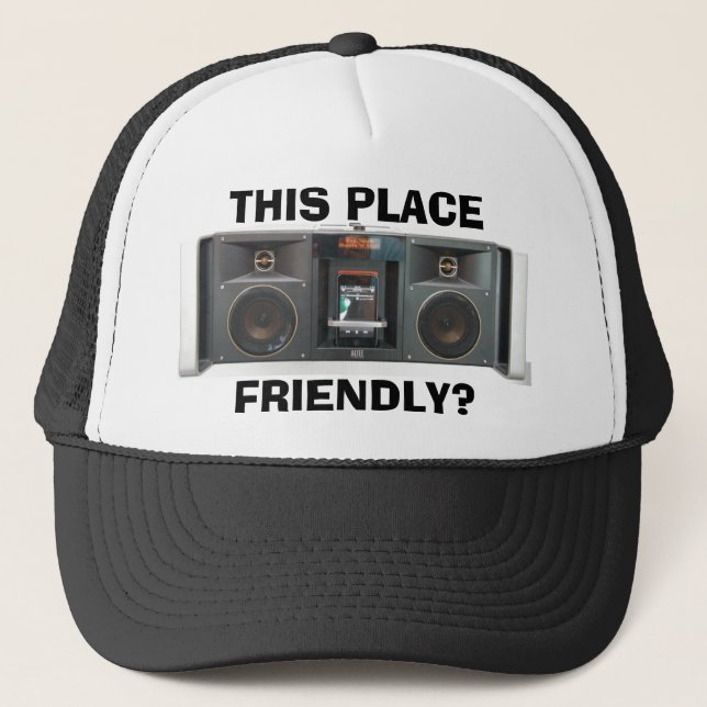 This Place Beatbox Friendly Trucker Hat (Front)