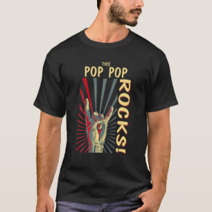 This Pop Pop Rocks Vintage Retro Concert 70S 80S F T-Shirt