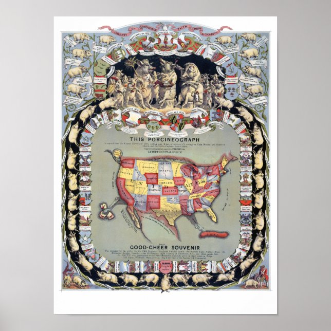 THIS PORCINEOGRAPH, c1876 Poster (Front)