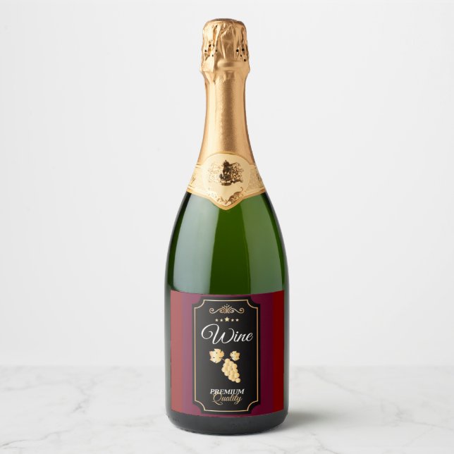 This premium wine label (Front)
