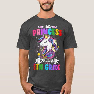 This Princess Is Going To 5th Grade Unicorn Magica T-Shirt