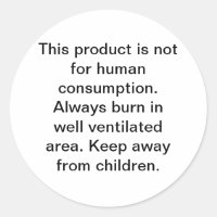 This product is not for human consumption. Alwa...