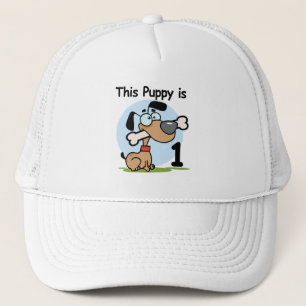 This Puppy 1st Birthday T shirts and Gifts Trucker Hat