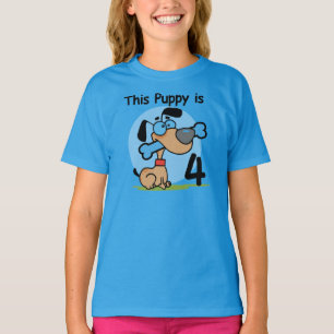 This Puppy 4th Birthday Tshirts and Gifts