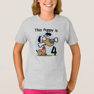 This Puppy 4th Birthday Tshirts and Gifts