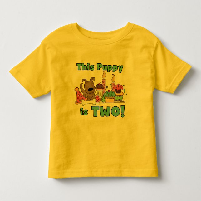 This Puppy is Two Tshirts and Gifts (Front)