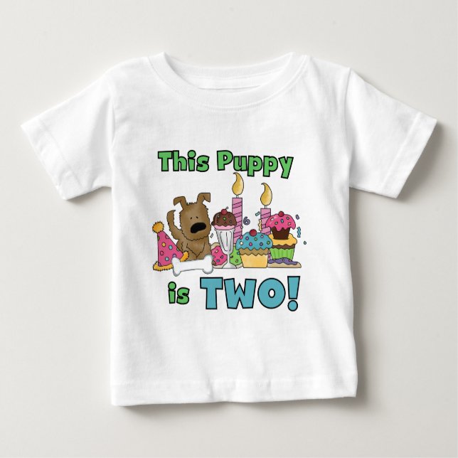 This Puppy is Two Tshirts and Gifts (Front)