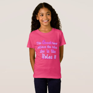 This queen never follows the rules hot pink T-Shirt