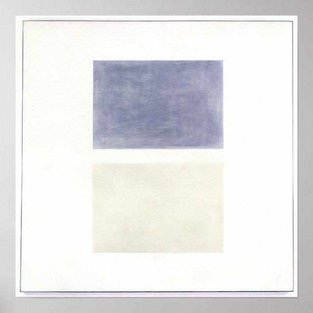 this rain 1960 - Agnes Martin Poster (Front)