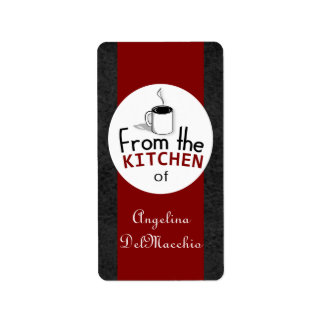 This Retro Dish Comes From You! Custom Label