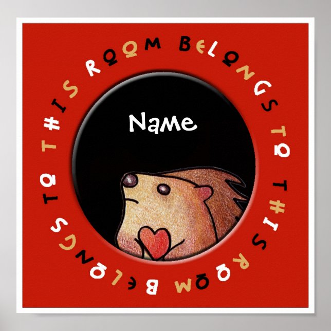 This Room Belongs To - Poster! Poster (Front)