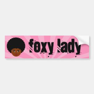 This sassy vixen is too much woman for you bumper sticker