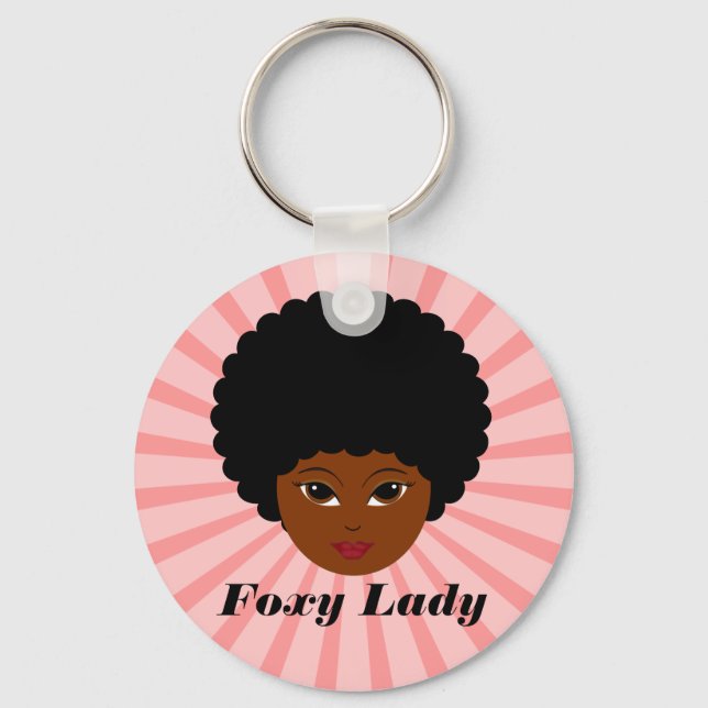 This sassy vixen is too much woman for you key ring (Front)