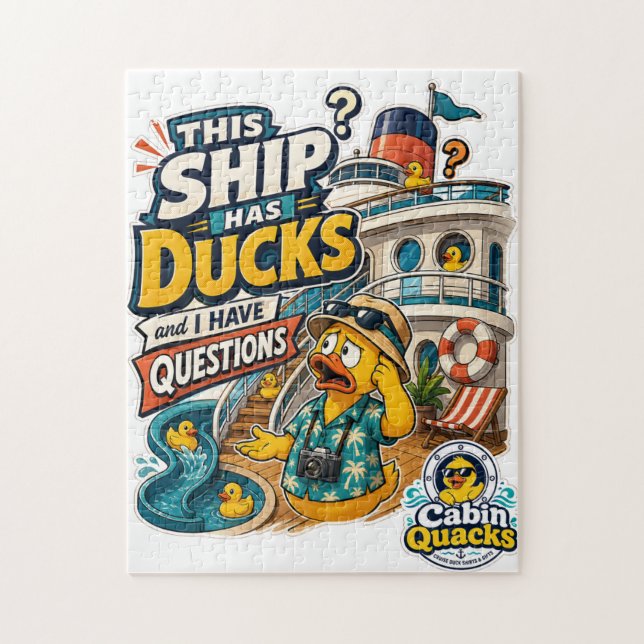 This Ship Has Ducks Jigsaw Puzzle (Vertical)