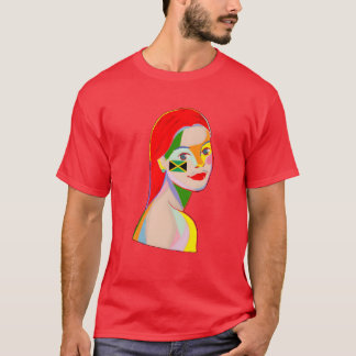 This shows a reggae rastafari hippie wom vintage T-Shirt