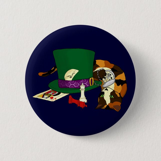 This Side of the Looking Glass Button (Front)