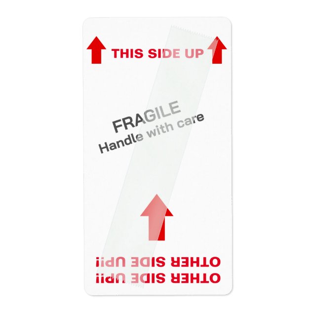 "THIS SIDE UP" *OTHER SIDE UP!!" Funny Warnings (Front)