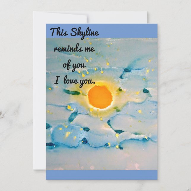 This Skyline card (Front)