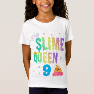 This Slime Queen is Custom Age Birthday Outfit T-Shirt