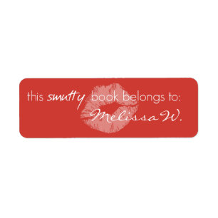 This Smutty Book Belongs To Book Label