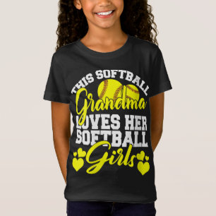 This Softball Grandma Loves Her Softball Girls Sof T-Shirt