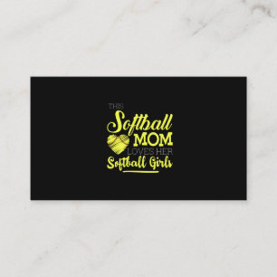 This softball mum loves her Softball Girls Business Card