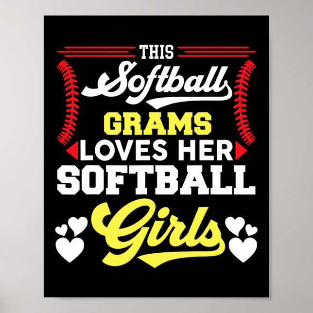 This Softll Grams Loves Her Softll Girls  Poster (Front)