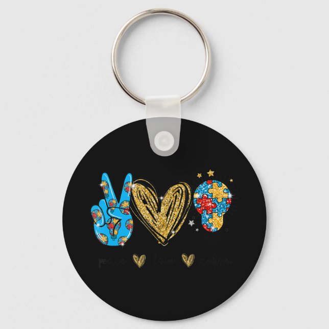 This Special is the perfect gift idea for Autism A Key Ring (Front)