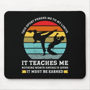 This Sport Pushes Me To My Limits It Teaches Marti Mouse Pad