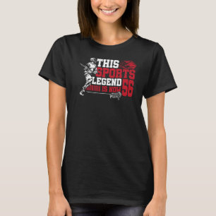 This Sports Legend Is Now 56 Lacrosse Game 56th Bi T-Shirt