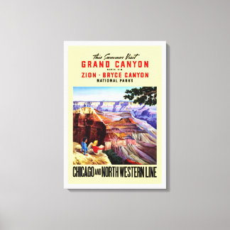 This Summer Visit Grand Canyon Canvas Print