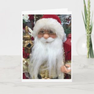 THIS SWEET SANTA SAYS "MERRY CHRISTMAS" TO YOU CARD
