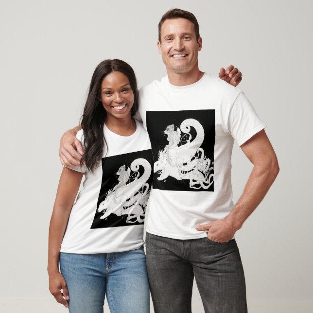 This t-shirt features a unique blend of traditiona (Unisex)