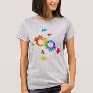 This tee with Infi-nity symbol in rainbow colour a
