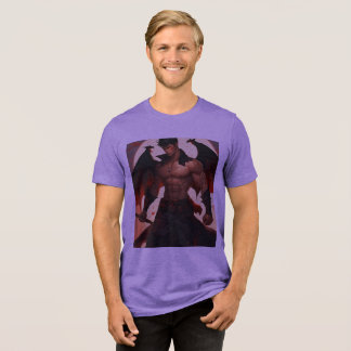 This title captures the intense contrast of a devi Tri-Blend shirt