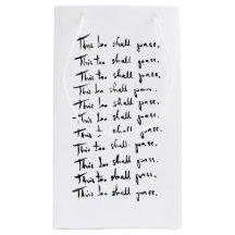 This too shall pass! Inspirational quote