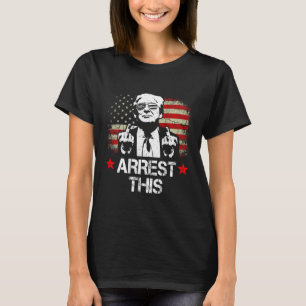 This Trump Middle Fingers Pro Trump 2024 (on Back) T-Shirt