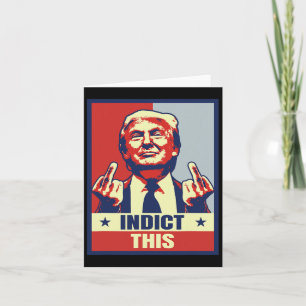 This Trump Pro President Donald Trump Supporter Card