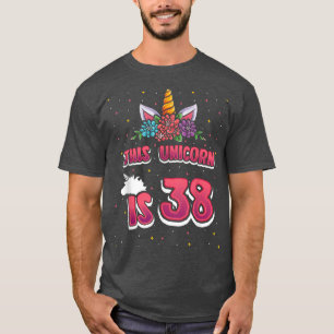 This Unicorn is 38 Thirty-eight Years Old Girl 38t T-Shirt
